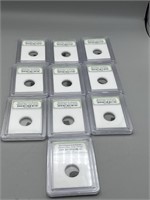 (10) Slabbed Roman Coins