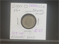 2000-D Dime w/ Minting Error's - Unauthenticated