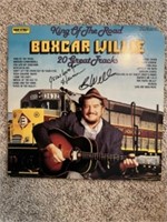 Autographed Boxcar Willie record