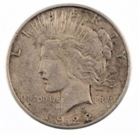 1922-S Peace Silver Dollar