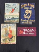 4 Early Tobacco Store Advertisements