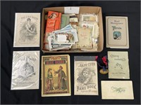 Early Advertisements, Paper Goods, Postcards