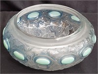 J. Viaro (France) Art Deco glass bowl