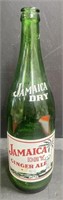 Vintage Jamaica Dry Ginger Ale 28 oz. green