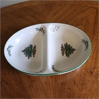 Spode Christmas Tree Divided Dish