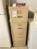 4 Drawer Metal File Cabinet, Office Supples,