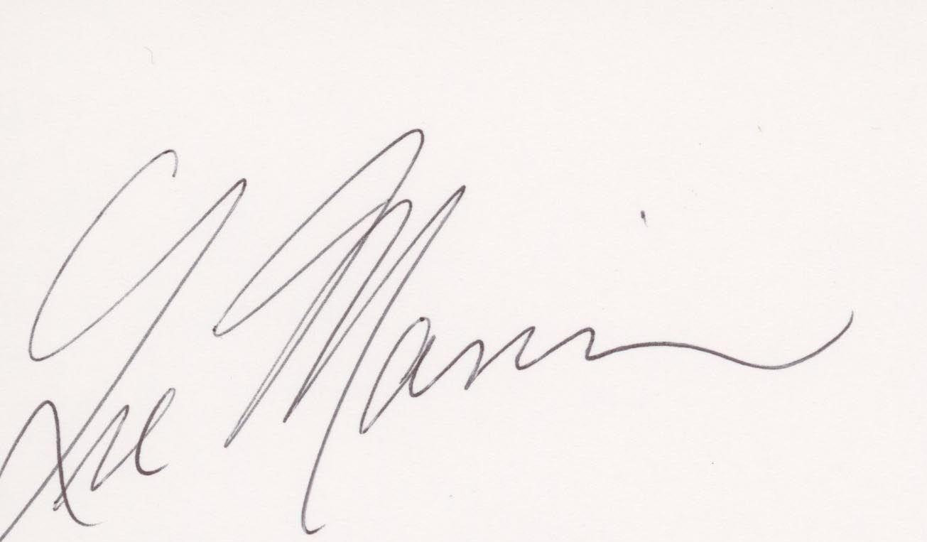 Lee Marvin signature cut