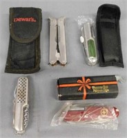 6 multi-tool pocket knives, China