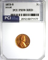 1973-S Cent PR70 DCAM RD LISTS $5250