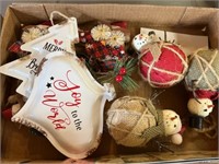 Christmas lot; snowman; ornaments & more