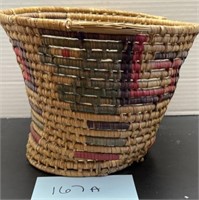 Vintage coil weave basket