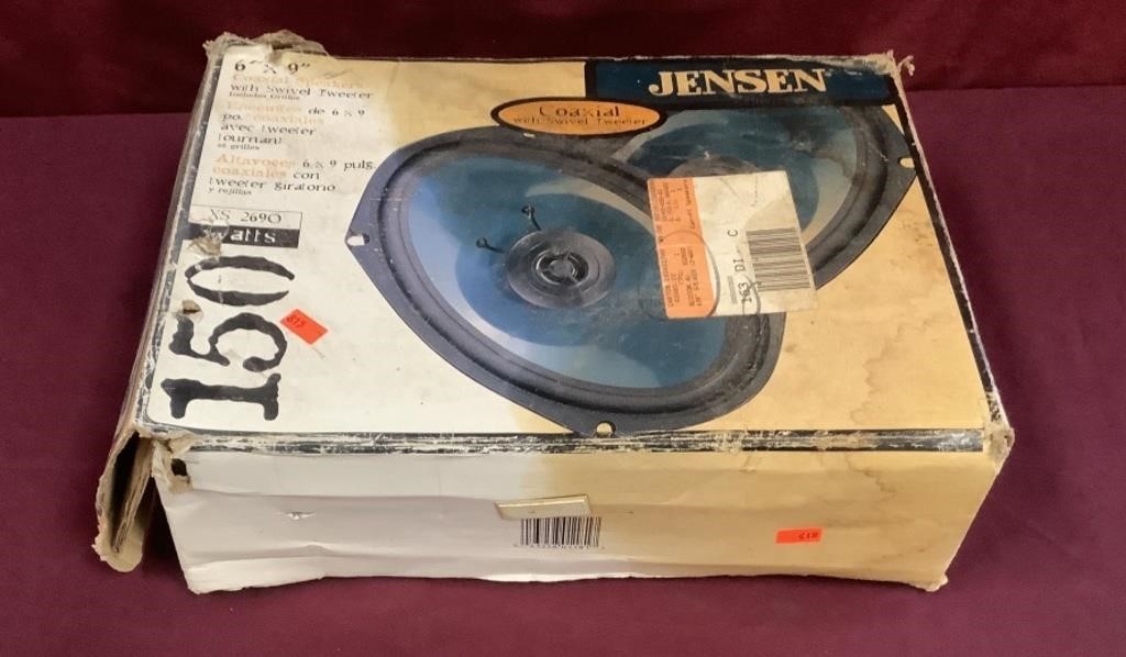 New In Old Box, Jensen Coaxial Speaker With
