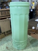 Modern jadeite canister, measurements 10in.