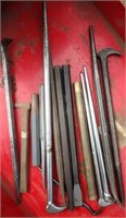 Chisel punches, body bars, snap-on brass