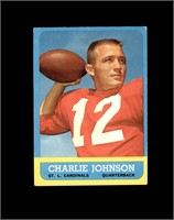 1963 Topps #146 Charlie Johnson RC EX to EX-MT+