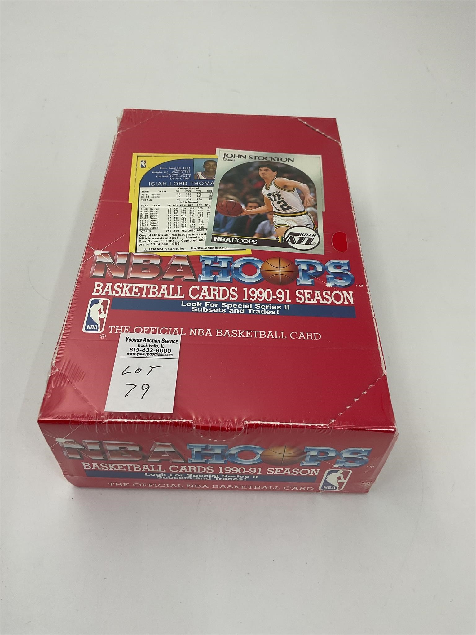 1990-91 sealed NBA hoops basketball cards