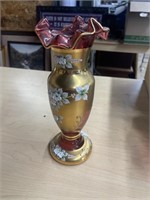 Goofus Glass Vase