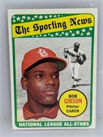 1969 Topps #432 Sporting News Bob Gibson