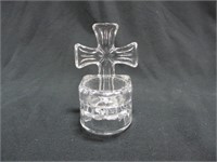 Glass Religious Candle Holder