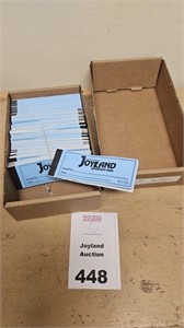 16 Boxes of Joyland Coupon Books