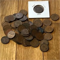 1960's Canada One Cent Penny Coins