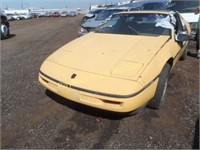 1988 Pontiac Fiero 1G2PE11R1JP217847 Yellow