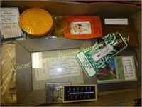 Box of Portage advertising items