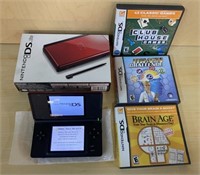 NINTENDO DS LITE WITH 3 GAMES