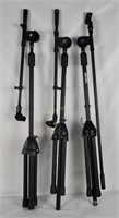 3 Axman Microphone Stands