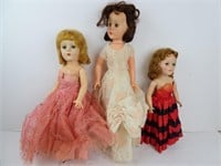 Lot of 3 Vintage Moving Eye Dolls