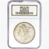 1896-O Morgan Silver Dollar NGC AU55