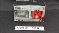 CLARET 9.75 OZ GLASSES SET OF 4