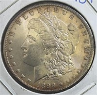 1899O Morgan Dollar UNC  MS CHBU