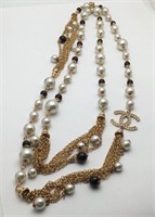 Faux Pearl Fashion Necklace, Chanel