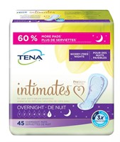 TENA Overnight Incontinence Pads, 7 (45)