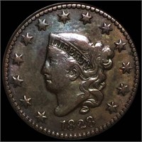 1828 Braided Hair Large Cent