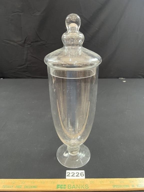 Large Glass Apothecary Jar