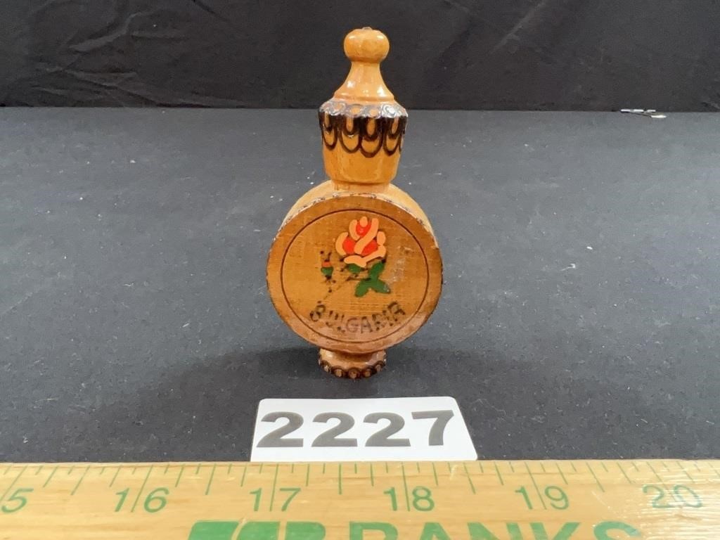 Wood Perfume Bottle