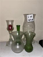 Candle Holder and Vase Lot