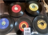 Mixed Lot of Vinyl Records 45s (around 50)