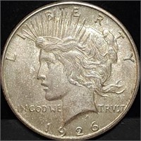 1926-S Peace Silver Dollar