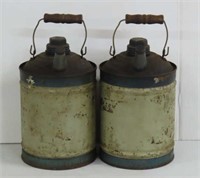2 Vintage Fuel Cans