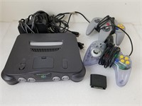 Nintendo 64 System, Controllers, Cables, and Games