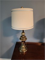 29" tall goldtone table lamp