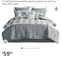 Queen Comforter Set (Open Box, New)