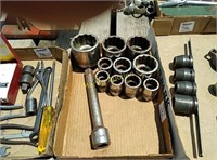 Snap-On 11 piece 3/4" drive sockets and