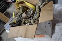 Box of Safety Harness & Tie Downs, Loc: *LYN