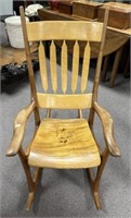 Signed William Livingston 1989 #1 Maple Rocker