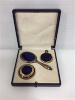 Vintage Miniature Vanity Set - Powder, Perfume,