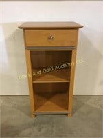 46" tall wooden entertainment tower